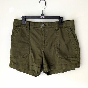 Old Navy OG Chino High waisted Shorts Spruce Green sz L